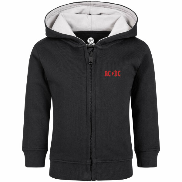 AC/DC (Logo Multi) - Baby Kapuzenjacke, schwarz, mehrfarbig, 68/74