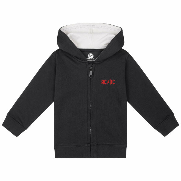 AC/DC (Logo Multi) - Baby Kapuzenjacke, schwarz, mehrfarbig, 68/74