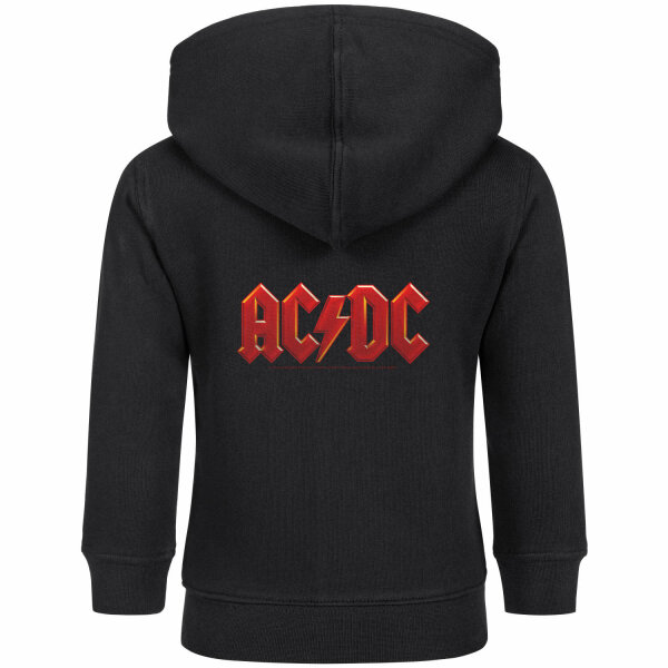 AC/DC (Logo Multi) - Baby Kapuzenjacke, schwarz, mehrfarbig, 68/74