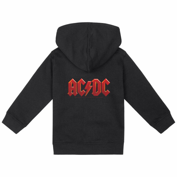 AC/DC (Logo Multi) - Baby Kapuzenjacke, schwarz, mehrfarbig, 68/74