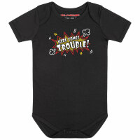 Here comes trouble - Baby bodysuit, black, multicolour,...