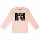 I will rock you - Baby longsleeve, pale pink, black, 56/62