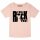 I will rock you - Girly Shirt, hellrosa, schwarz, 116