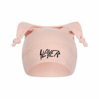 Slayer (Logo) - Baby cap - pale pink - black - one size