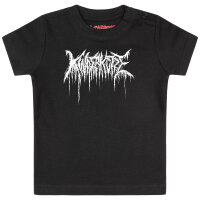 Kinderkotze - Baby T-Shirt, schwarz, weiß, 68/74