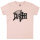 Death (Logo) - Baby t-shirt, pale pink, black, 56/62