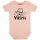 Little Viking - Baby bodysuit, pale pink, black, 56/62