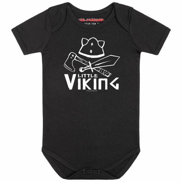 Little Viking - Baby bodysuit, black, white, 56/62