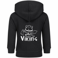 Little Viking - Baby zip-hoody, black, white, 56/62