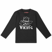 Little Viking - Baby longsleeve, black, white, 68/74