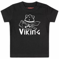 Little Viking - Baby t-shirt, black, white, 68/74