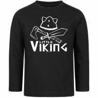 Little Viking - Kinder Longsleeve - schwarz - weiß...