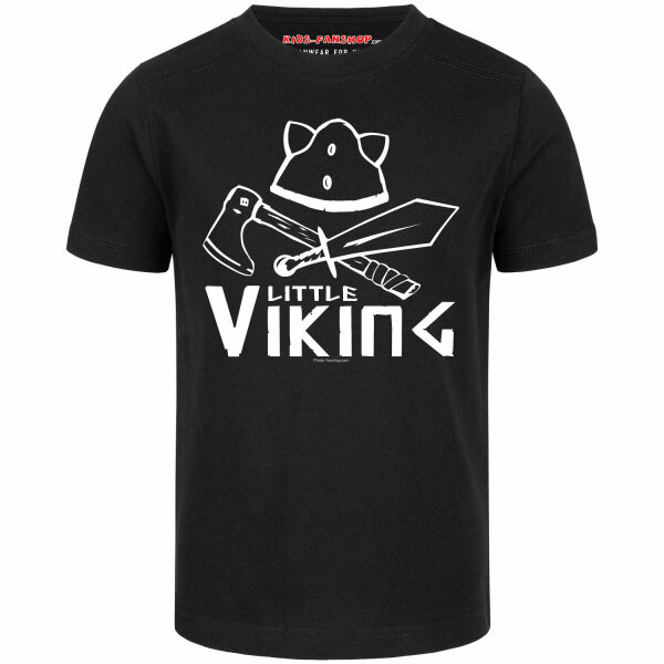 Little Viking - Kids t-shirt, black, white, 104