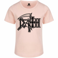Death (Logo) - Girly shirt, pale pink, black, 104
