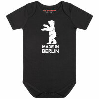 made in Berlin - Baby bodysuit - black - white - 56/62