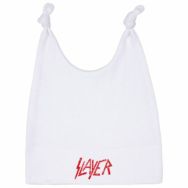 Slayer (Logo) - Baby cap, white, red, one size