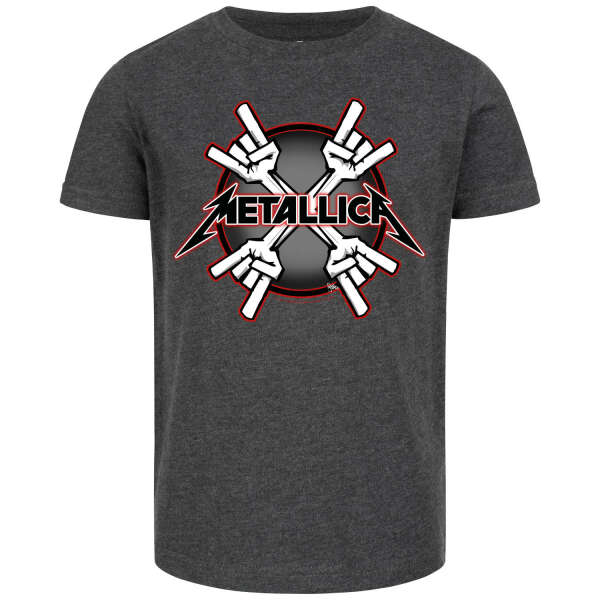 Metallica (Crosshorns) - Kids t-shirt, charcoal, multicolour, 116