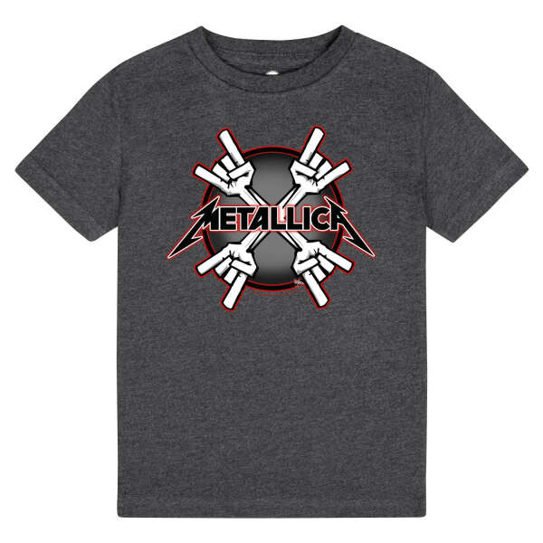 Metallica (Crosshorns) - Kids t-shirt, charcoal, multicolour, 116