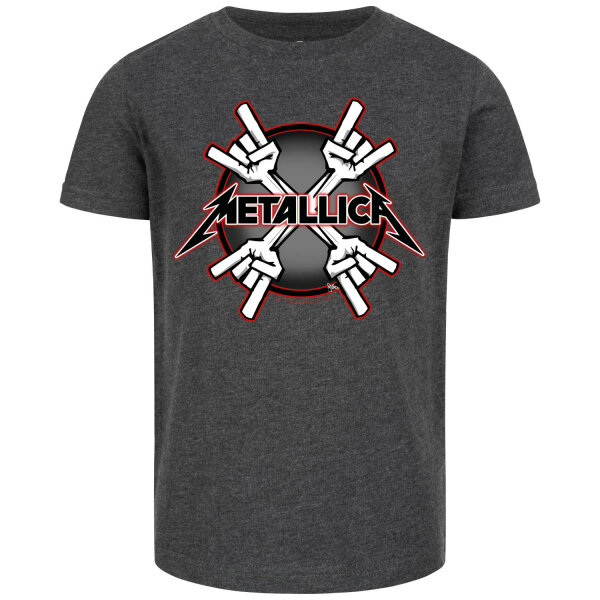 Metallica (Crosshorns) - Kids t-shirt, charcoal, multicolour, 128