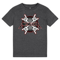 Metallica (Crosshorns) - Kids t-shirt, charcoal, multicolour, 128