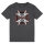 Metallica (Crosshorns) - Kinder T-Shirt, charcoal, mehrfarbig, 152