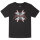 Metallica (Crosshorns) - Kinder T-Shirt, schwarz, mehrfarbig, 152