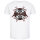 Metallica (Crosshorns) - Kinder T-Shirt, weiß, mehrfarbig, 104