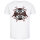 Metallica (Crosshorns) - Kinder T-Shirt, weiß, mehrfarbig, 116