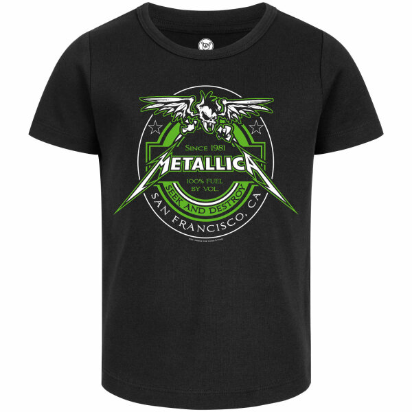 Metallica (Fuel) - Girly Shirt, schwarz, mehrfarbig, 128