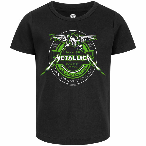 Metallica (Fuel) - Girly Shirt, schwarz, mehrfarbig, 140