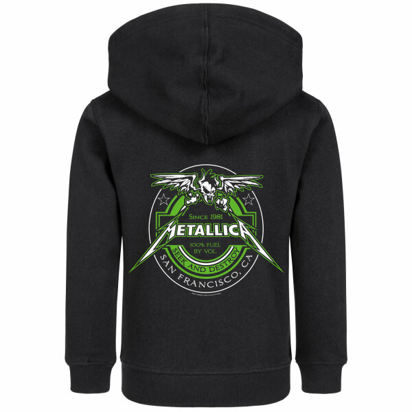 Metallica (Fuel) - Kids zip-hoody, black, multicolour, 140