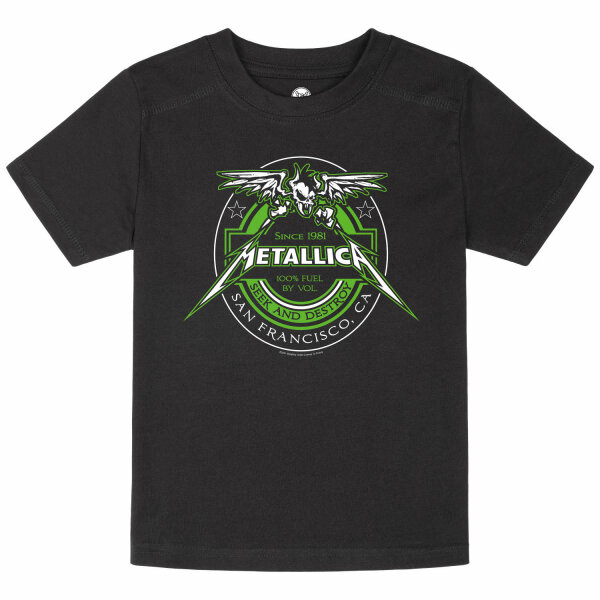 Metallica (Fuel) - Kinder T-Shirt, schwarz, mehrfarbig, 104