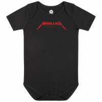 Metallica (Logo) - Baby Body - schwarz - rot - 56/62