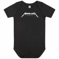 Metallica (Logo) - Baby Body - schwarz - weiß - 56/62