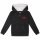 Death (Logo) - Kids zip-hoody, black, red, 104
