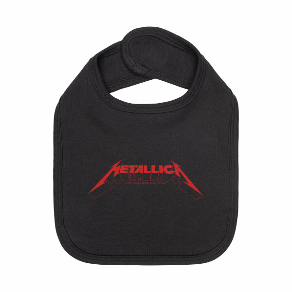 Metallica (Logo) - Baby bib, black, red, one size