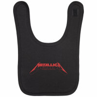 Metallica (Logo) - Baby bib, black, red, one size