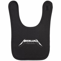 Metallica (Logo) - Baby bib, black, white, one size