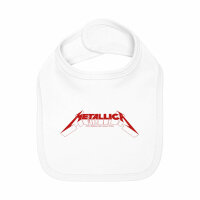 Metallica (Logo) - Baby Lätzchen, weiß, rot,...