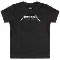 Metallica (Logo) - Baby t-shirt - black - white - 80/86