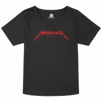 Metallica (Logo) - Girly Shirt, schwarz, rot, 128