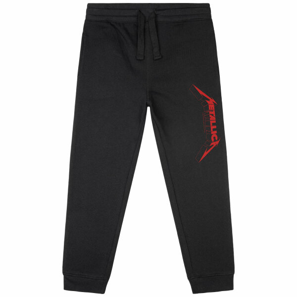 Metallica (Logo) - Kids sweatpants, black, red, 104