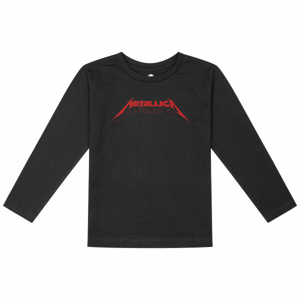 Metallica (Logo) - Kids longsleeve, black, red, 140