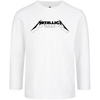 Metallica (Logo) - Kids longsleeve - white - black - 152