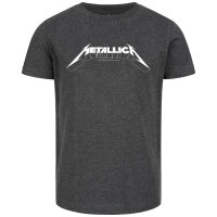 Metallica (Logo) - Kinder T-Shirt - charcoal - weiß...