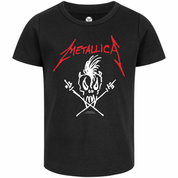 Metallica (Scary Guy) - Girly Shirt, schwarz, rot/weiß, 104