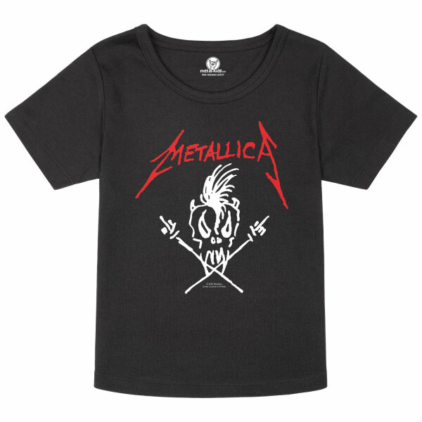 Metallica (Scary Guy) - Girly Shirt, schwarz, rot/weiß, 116