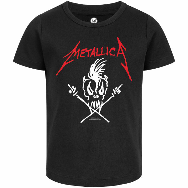 Metallica (Scary Guy) - Girly Shirt, schwarz, rot/weiß, 128