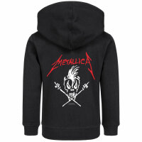 Metallica (Scary Guy) - Kids zip-hoody, black, red/white, 104