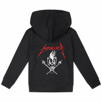 Metallica (Scary Guy) - Kids zip-hoody, black, red/white, 152